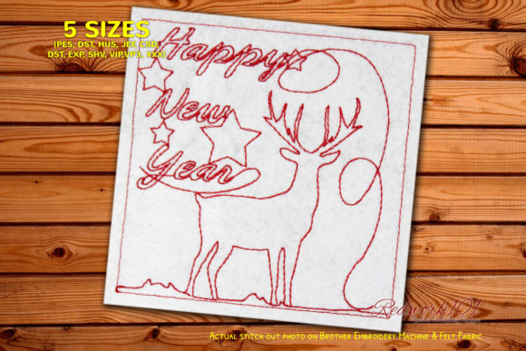 Reindeer New Year Card: A Designer’s Review