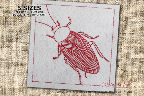 Reviewing Blattodea Beetle Redwork for Holiday Collections