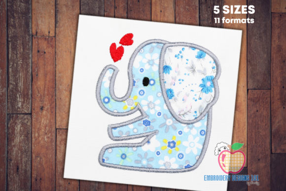 Reviewing Elephant in Love Applique for Kids