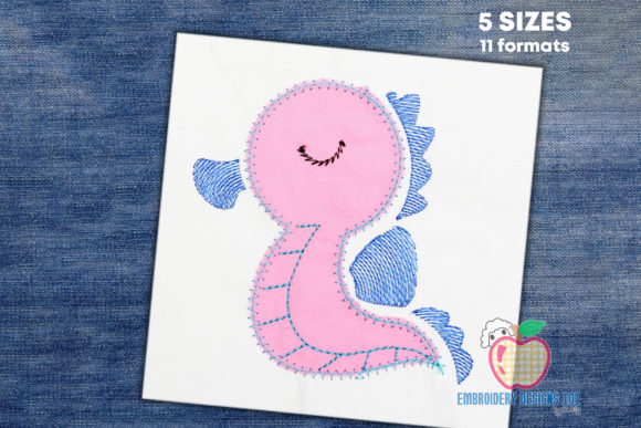 Reviewing the Cartoon Seahorse Embroidery Applique