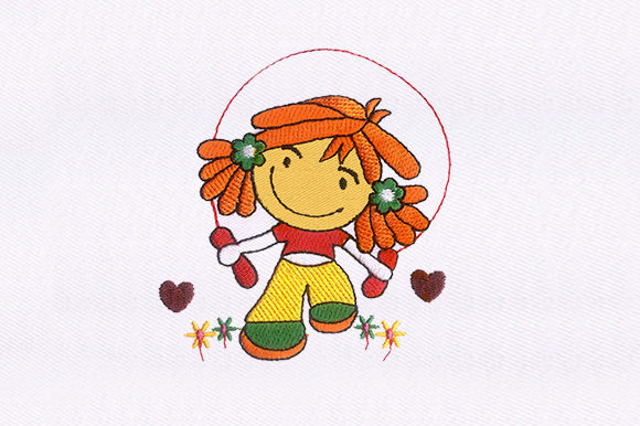 Skipping Girl: A Seasonal Embroidery Review